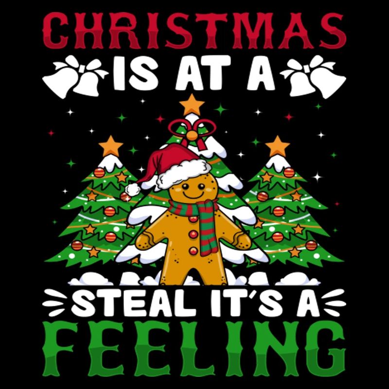 Noël est à un vol c’est un sentiment de pain d’épices
