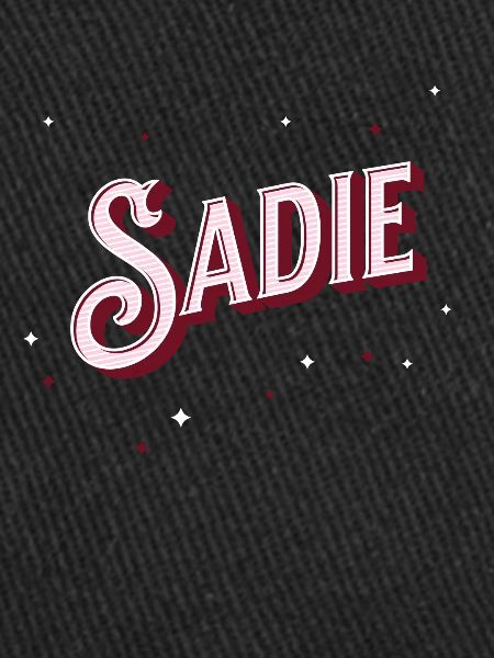 Sadie's name personalized
