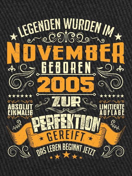 Im November 2005 geboren