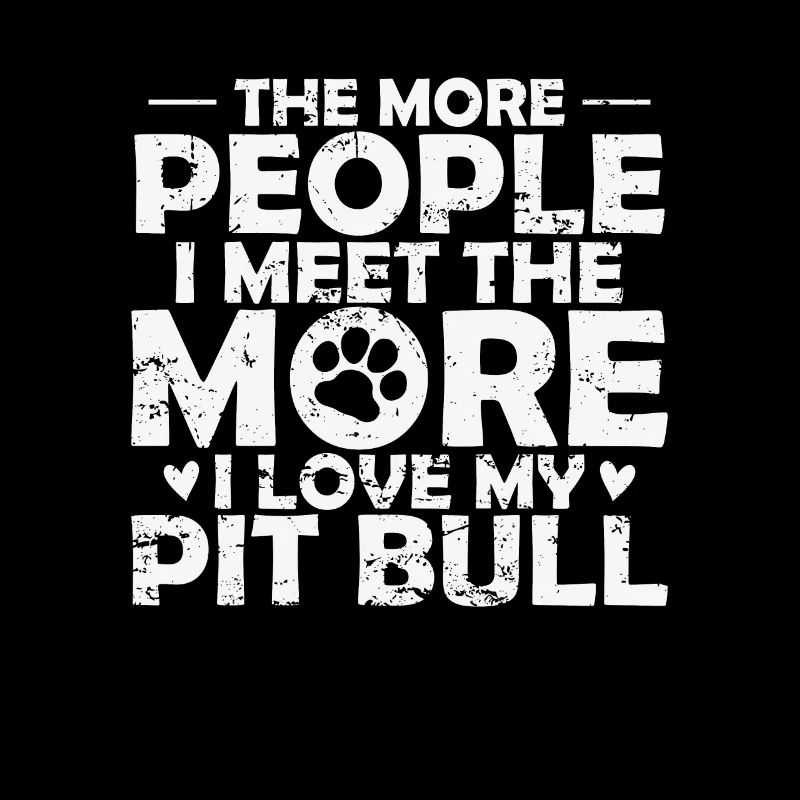 Less People More Pit Bulls Hundeliebe
