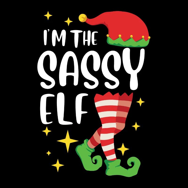 Freche Elfe Ich bin die sassy Elfe Nikolaus