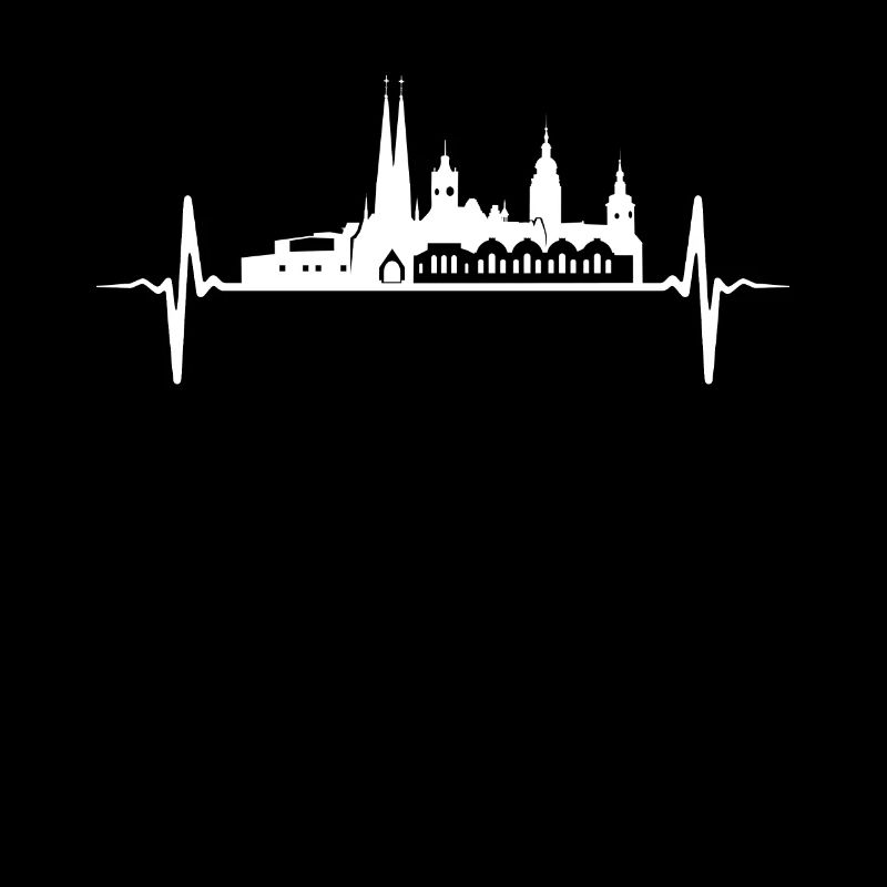 Chemnitz heartbeat gift Chemnitz skyline