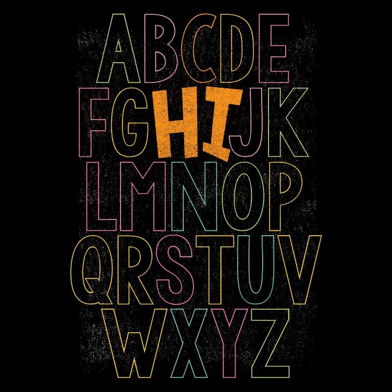 ABCs Hello Kindergarten Back to School