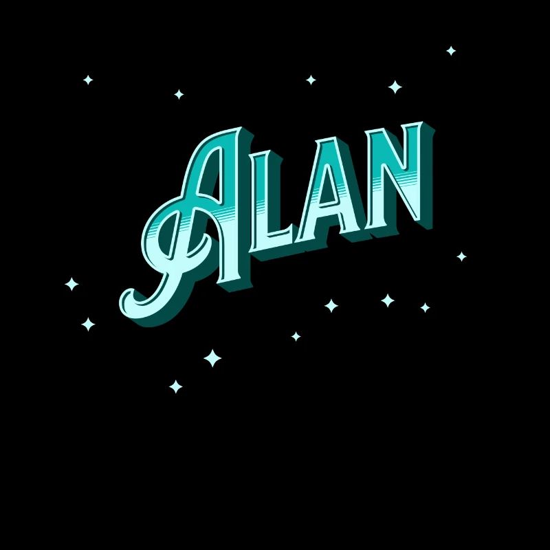 Alan name personalized