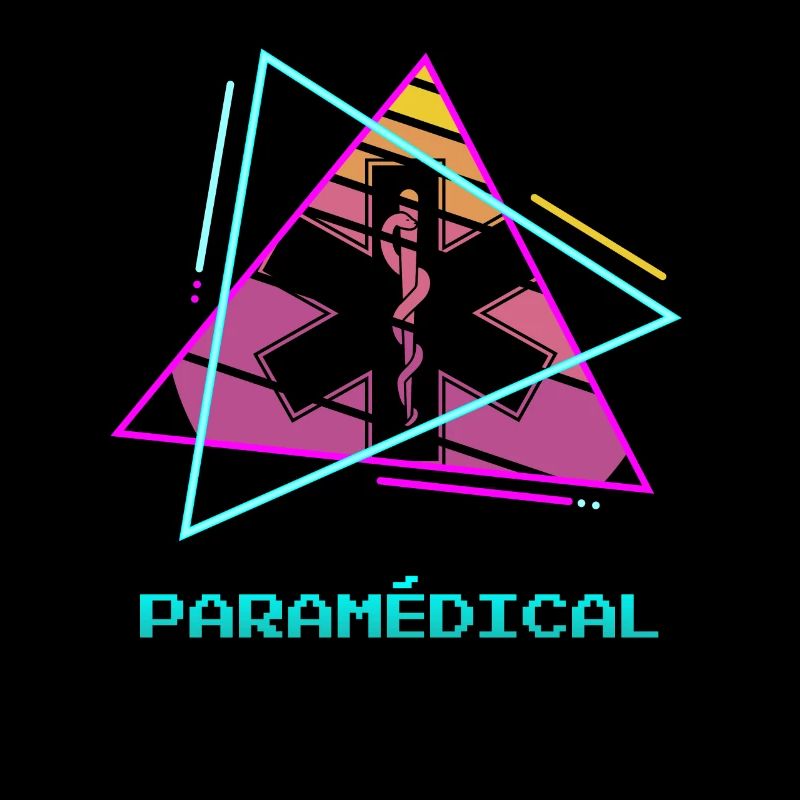 Retro Paramédical EMS Ambulancier