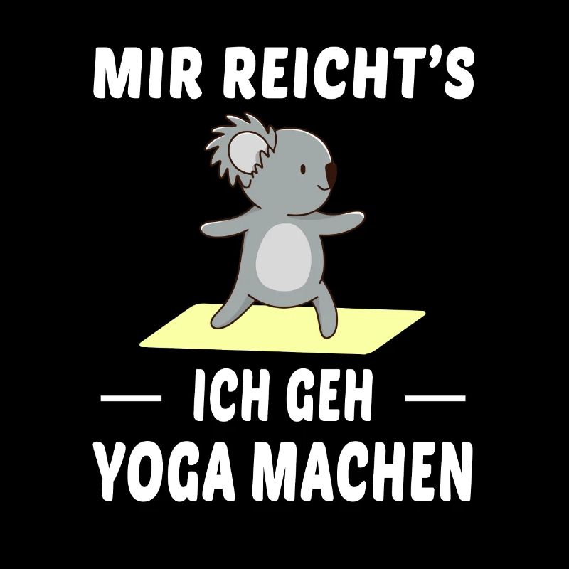 Yoga Machen Koala Spruch Witzig