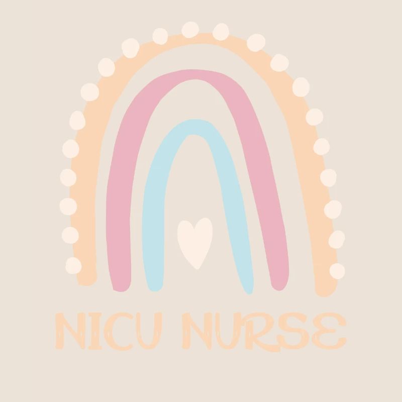 NICU Krankenschwester - Regenbogenherz