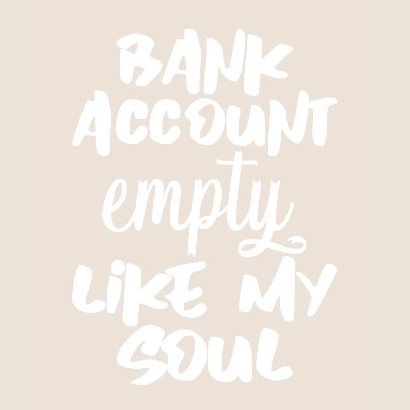 Compte bancaire vide comme mon âme 4