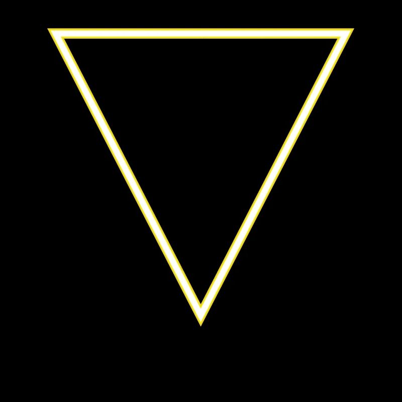 Triangle Jaune néon