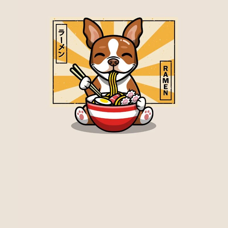 Terrier de Boston rouge