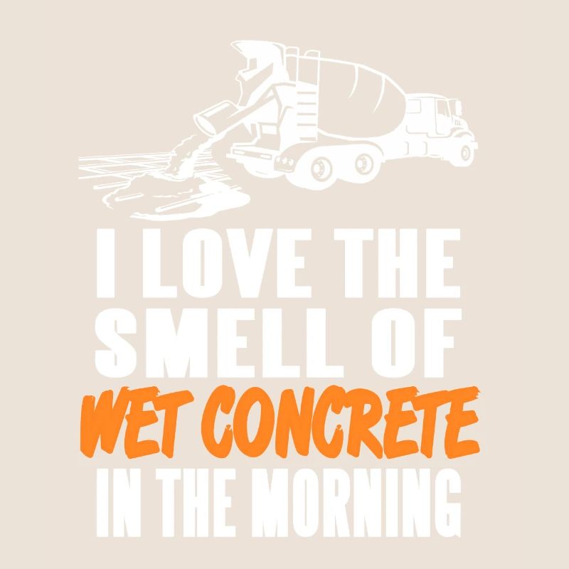 Concrete worker design for construction worker and construction site