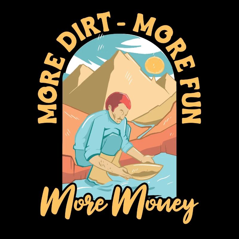 Prospectors Digging Treasure