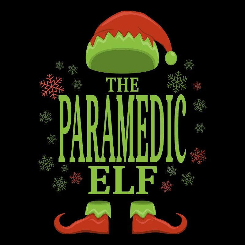Ambulancier paramédical lutin de Noël