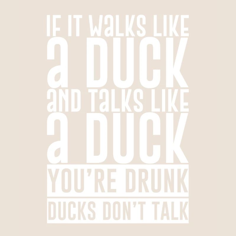 S’il marche comme un canard et parle comme un canard