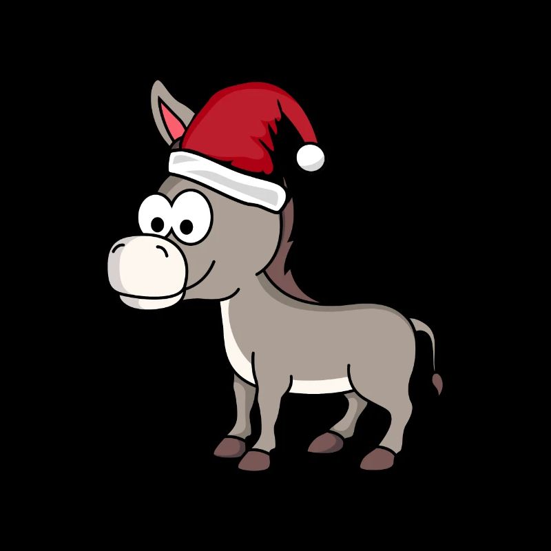 Bande dessinée âne Noël