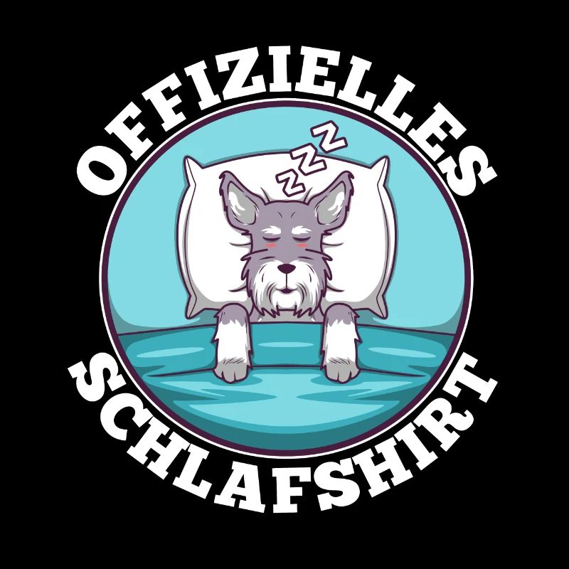 Offizielles schlafshirt Schnauzer