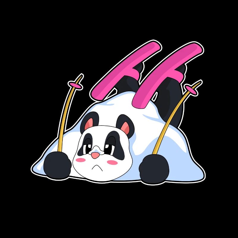 Panda Skier Ski