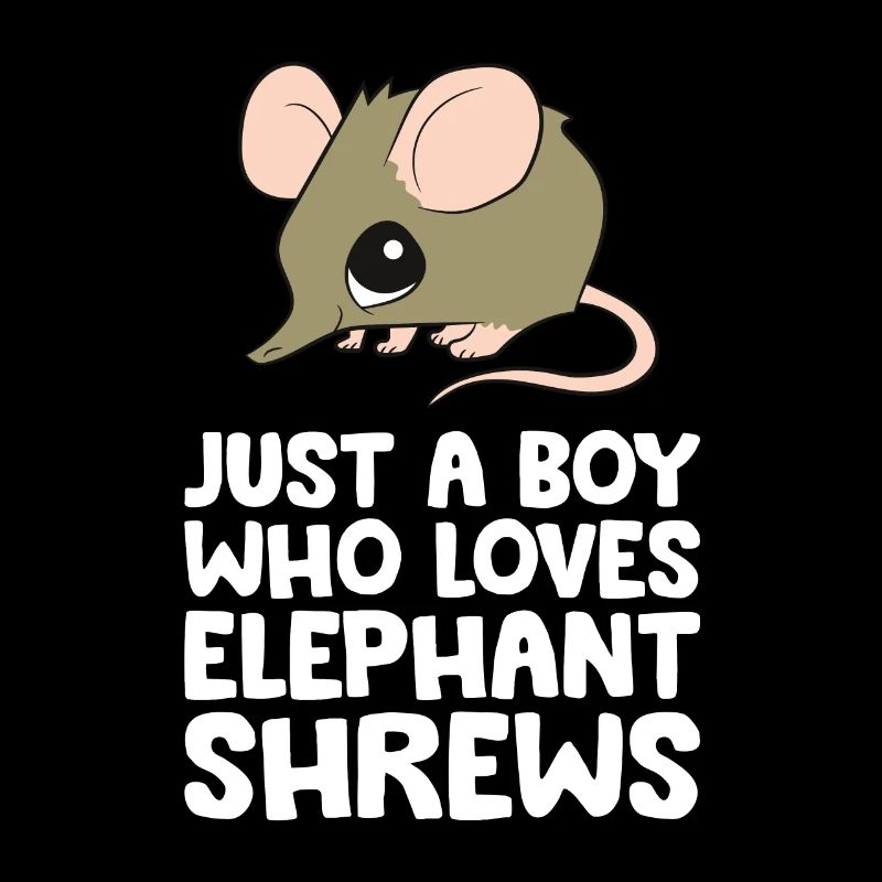 Juste un garçon qui aime les musaraignes éléphants