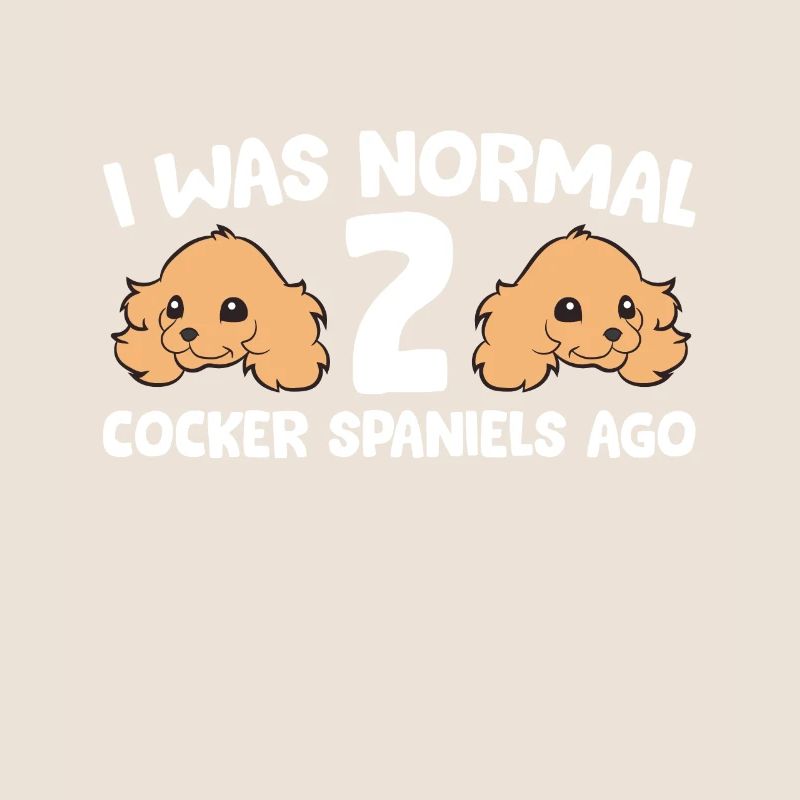 Cocker Spaniel Dog I était normal avant 2 Cocker