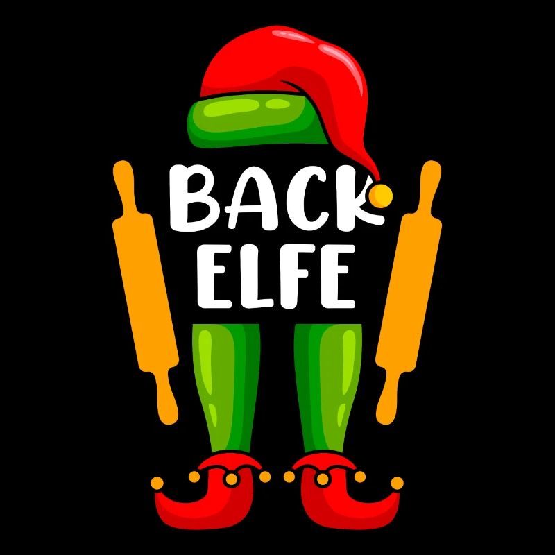 Back Elfe Bäckerin Konditorin Backen Weihnachten