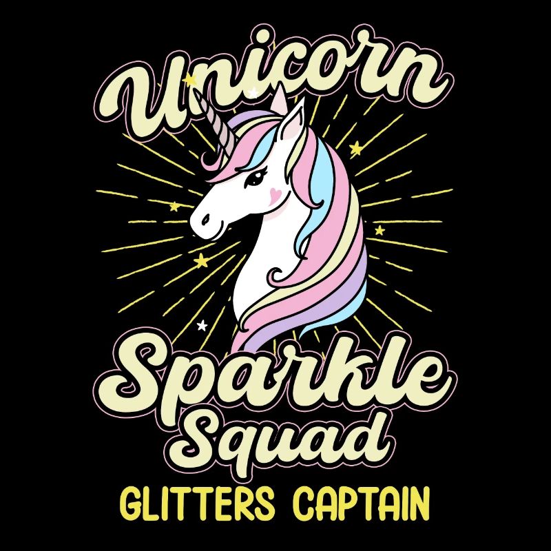 Unicorn Sparkle Squad Cutter Captain