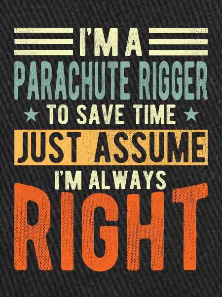 Parachute rigger
