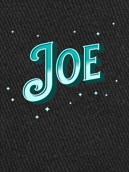 Joe name personalized