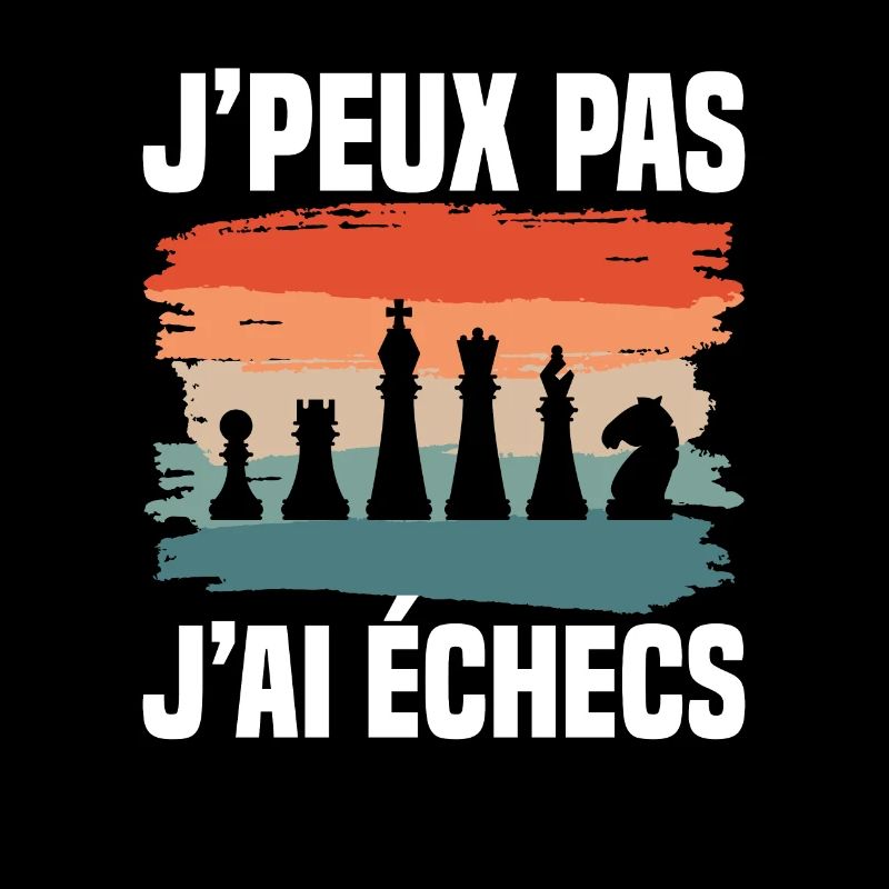 Retro J'peux Pas J'ai Échecs