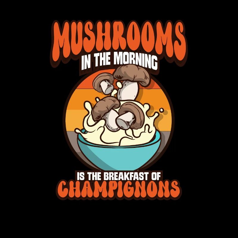Cueilleur de champignons de Morel Champignon Champignon