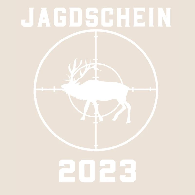 Jagdschein 2023 Jagd Jäger Jägerin