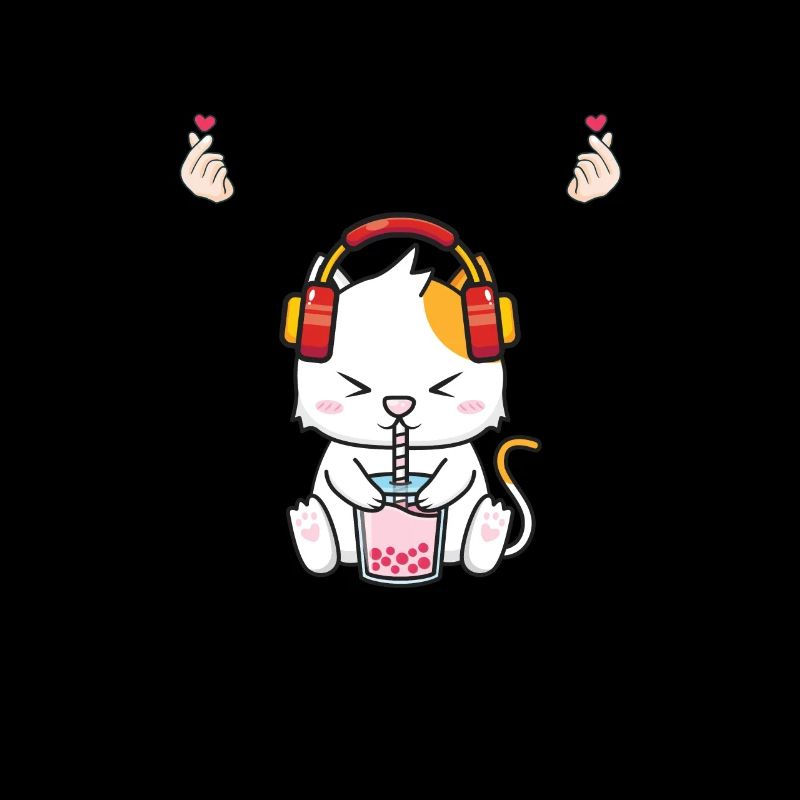 Blase Tee kpop Blase Tee Katze Katze Lover Geschen