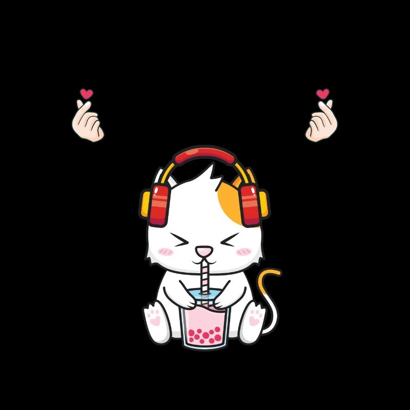 Blase Tee kpop Blase Tee Katze Katze Lover Geschen