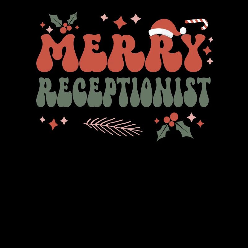 Receptionist Christmas Reception Front Desk Xmas