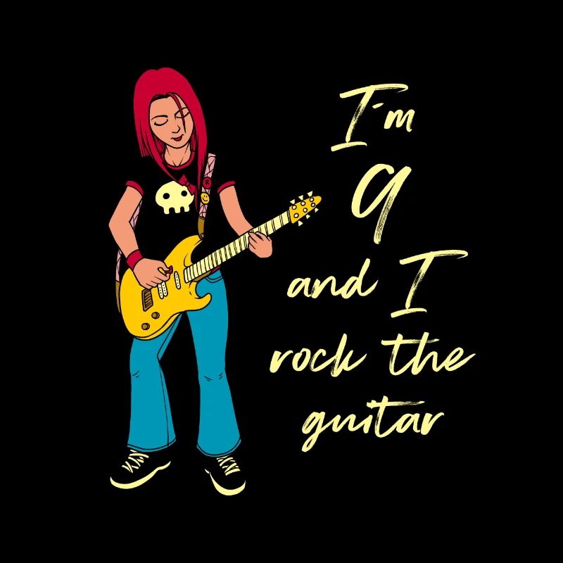 Ich bin 9 - Mädchen Gitarrist