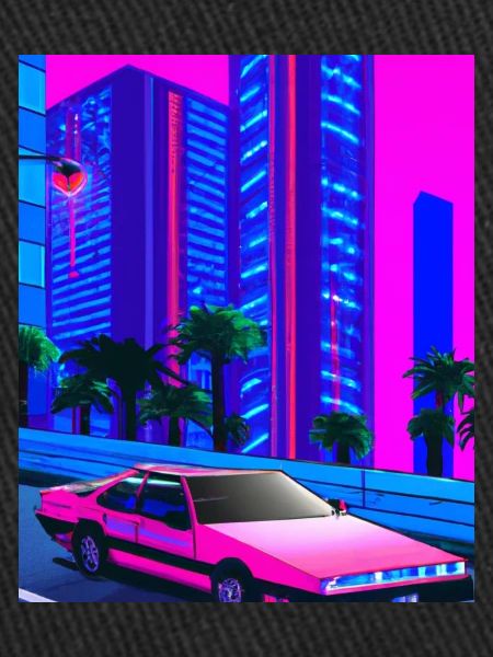 Vaporwave Esthétique Synthwave City