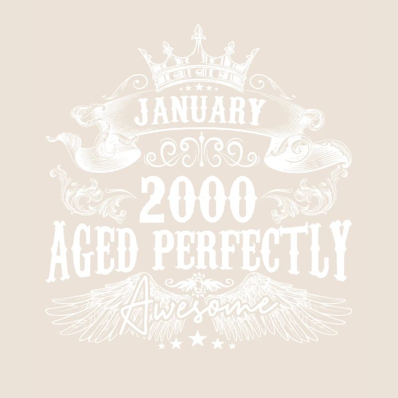 2000 | Januar 2000 Geburtstag Perfekt gealtert