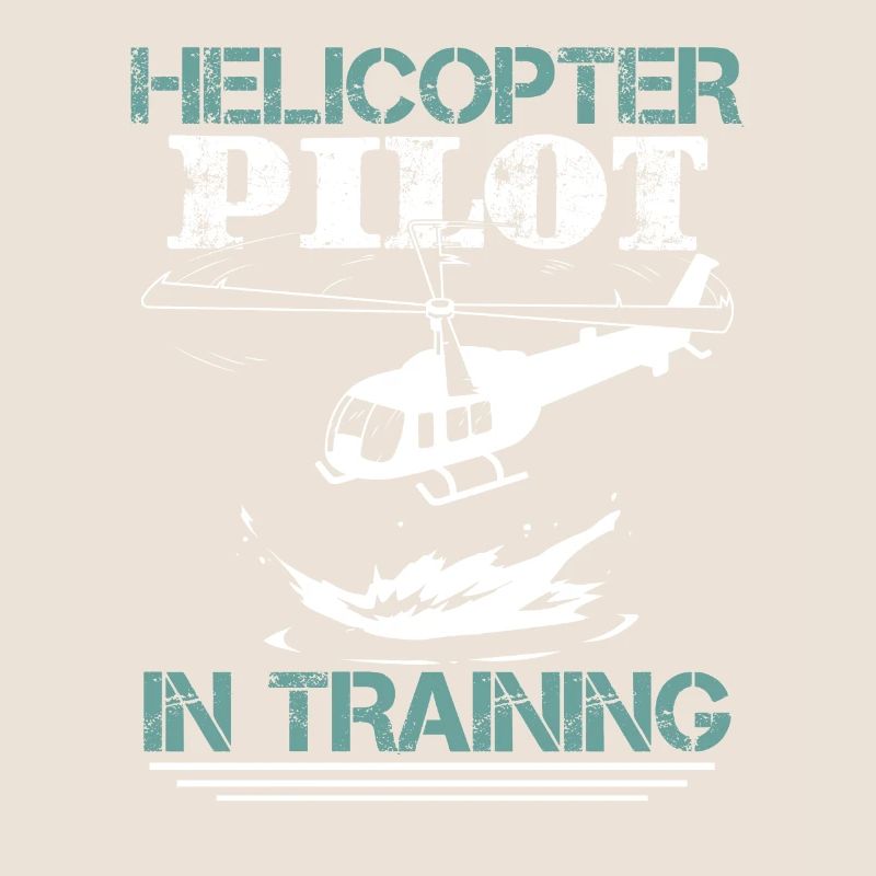 Lustiger Hubschrauberpilot Luftfahrt