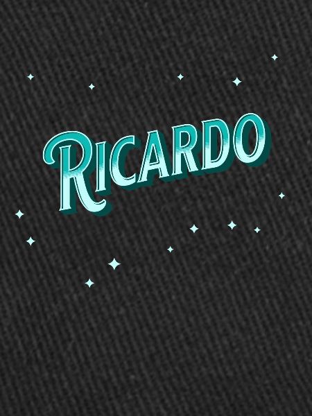 Ricardo's name personalized