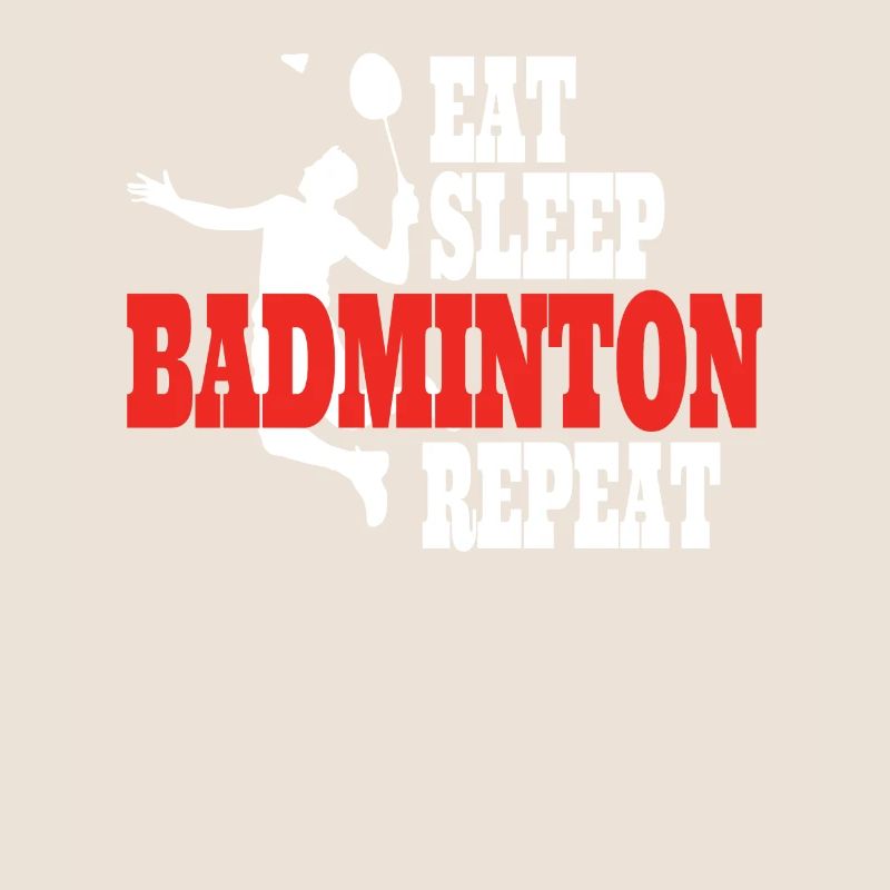 Badminton Spieler Geschenkidee Design