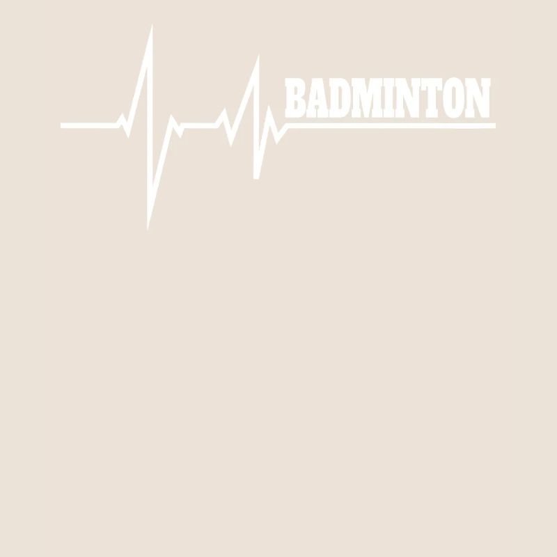 Conception d’idée cadeau de joueur de badminton