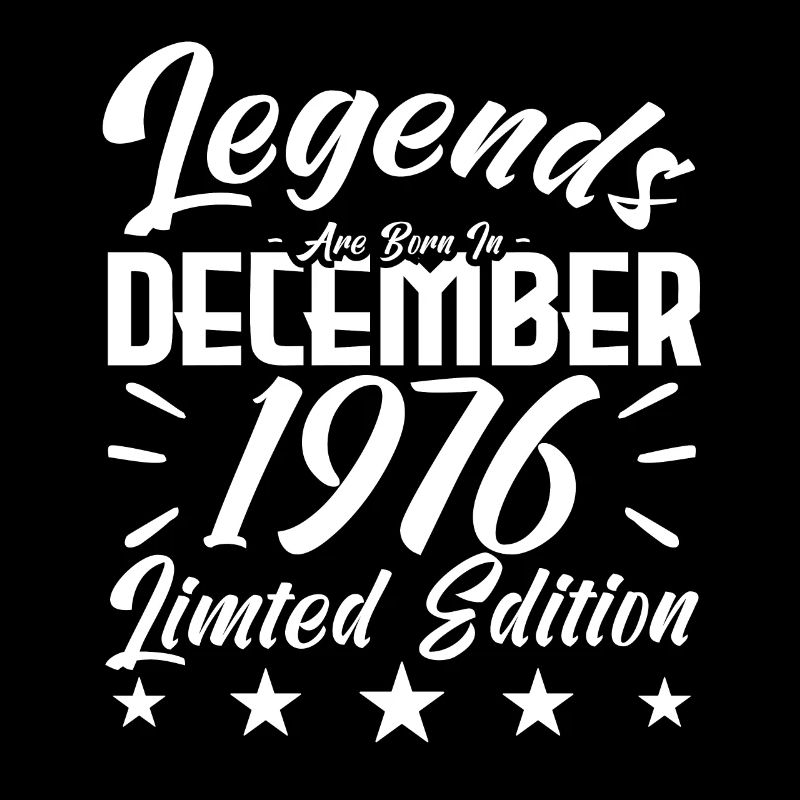 Jubiläumsgeschenk, Legenden werden im DEZEMBER 1976 geboren