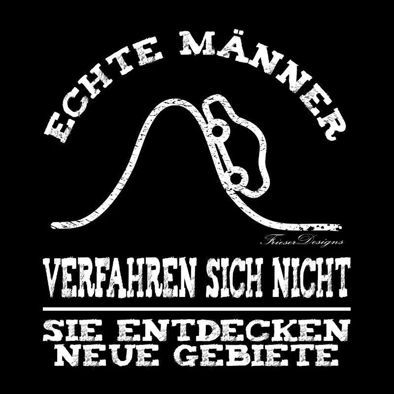 Echte Männer lustiges Auto Spruch