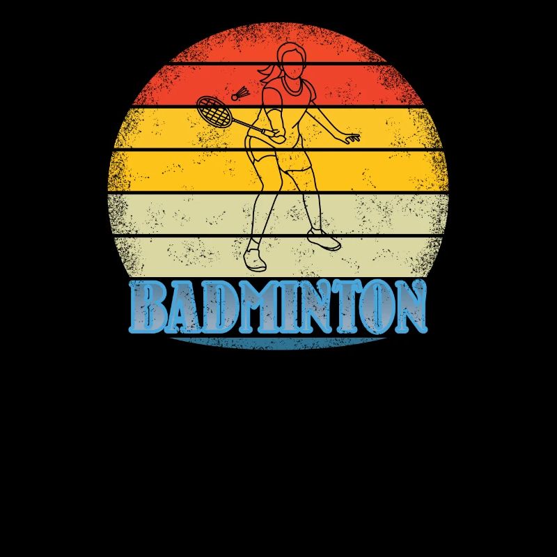 Badminton Spieler Geschenkidee Design