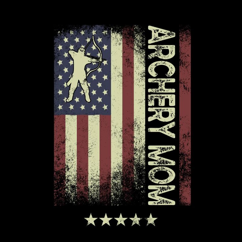 Drapeau des États-Unis - Mère du tir à l’arc