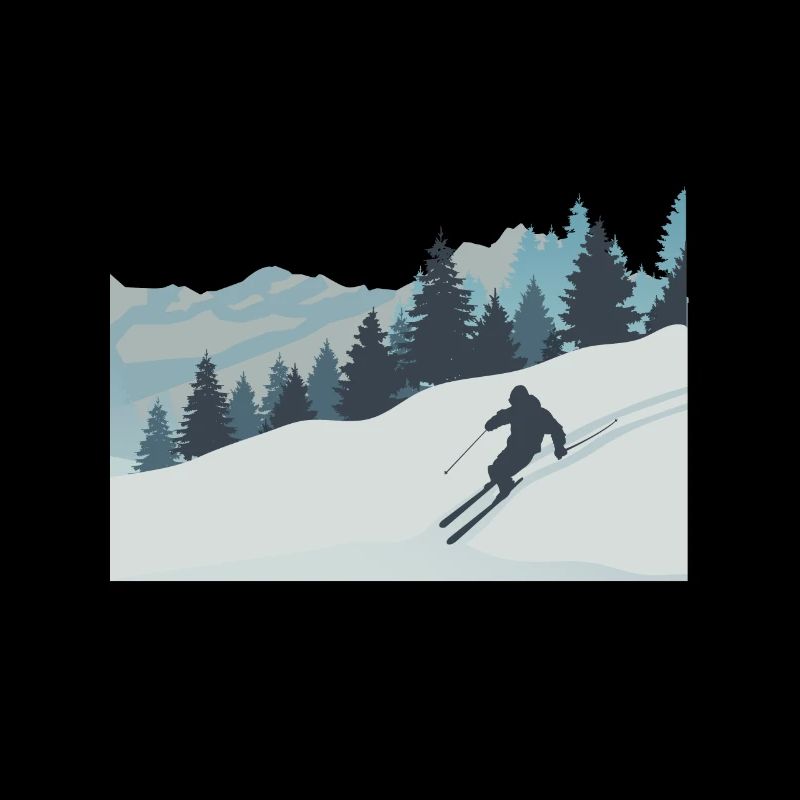 Espoir de s’amuser à skier dans la neige