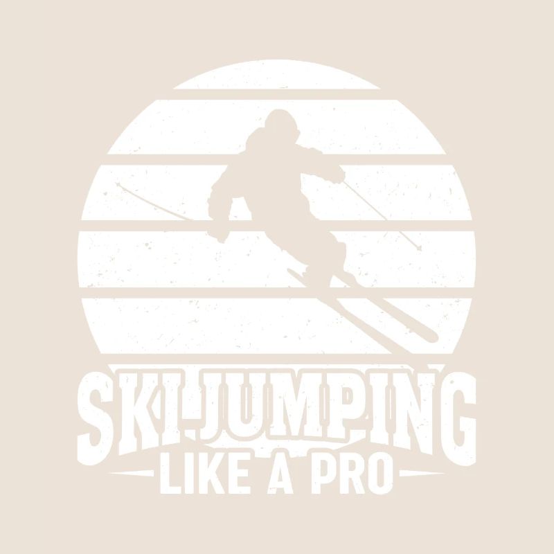 Saut à ski comme un pro Coucher de soleil