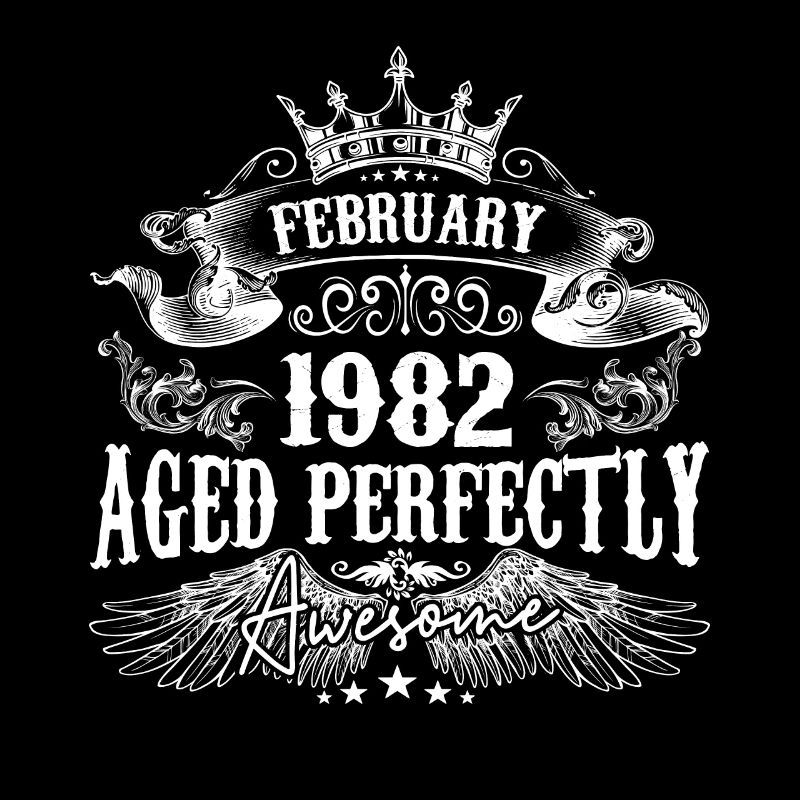 1982 | Februar 1982 Geburtstag Perfekt gealtert