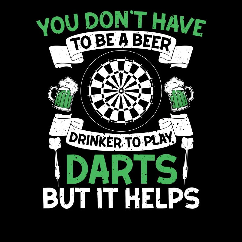 Jeu de fléchettes buveur de bière avec bière et flèches