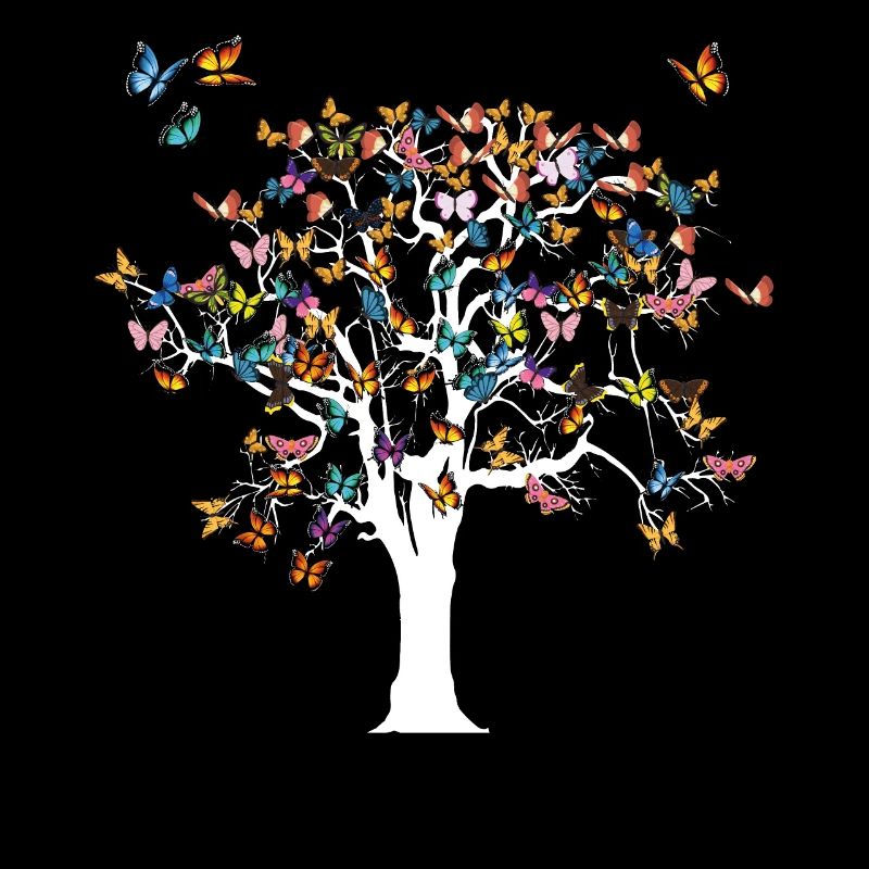 Arbre à papillons Beau design - Papillons