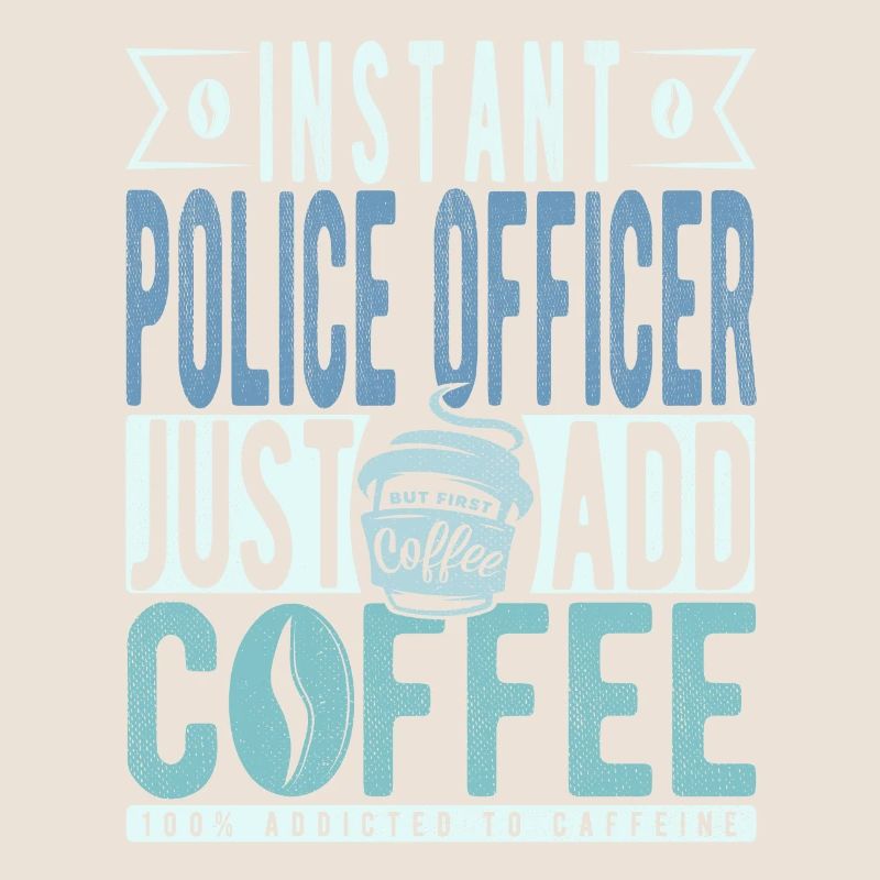Café de policier disant